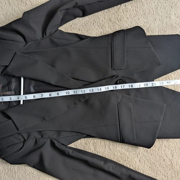 BCBGMaxAzria Women's Elegant Black Blazer Suit Jacket Size XXS - Picture 12 of 14